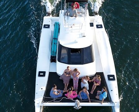 36' Catamaran Charter to Crab Island | Up to 13 Guests
