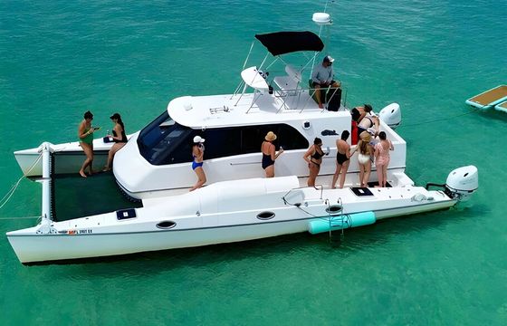 36' Catamaran Charter to Crab Island | Up to 13 Guests
