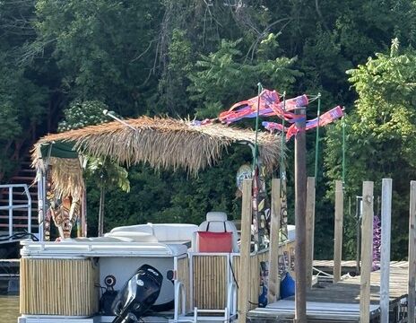 TIKI BOAT TOLEDO! ENJOY A CAPTAIN DRIVING YOU ON THE MAUMEE RIVER