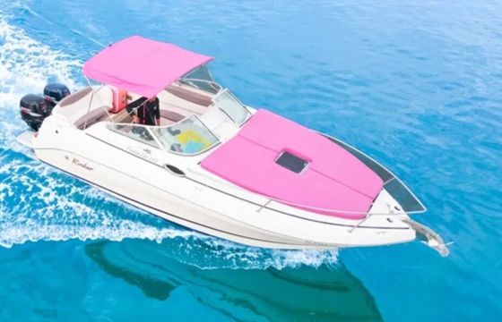 Cruise in Our Iconic 28FT Pink Rinker in MIAMI!!!