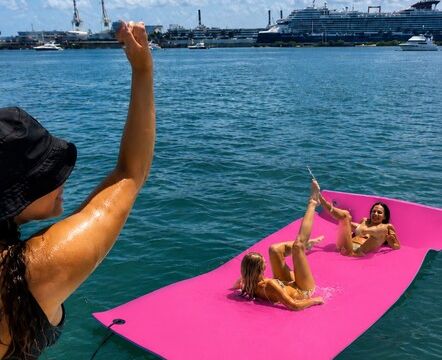 Cruise in Our Iconic 28FT Pink Rinker in MIAMI!!!