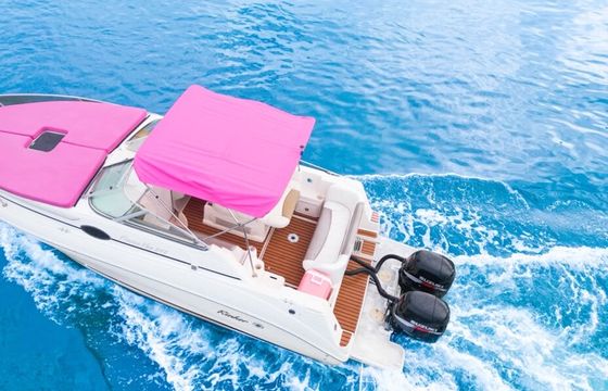Cruise in Our Iconic 28FT Pink Rinker in MIAMI!!!