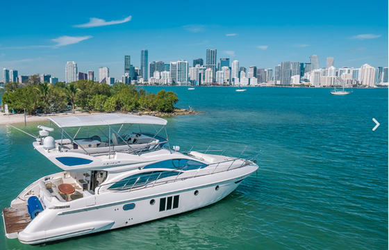Italian Luxury Azimut Yachts - Best Miami Ocean Living, DJ parties,fun