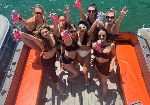 Lake Austin Longhorn Party Boat w/Waterslide