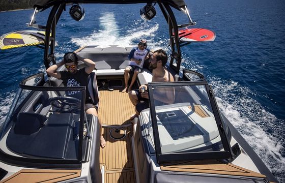 Premium Lake Tahoe Wakesurf & Wakeboard New Boat
