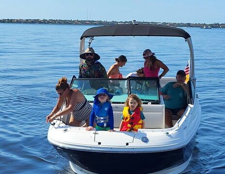12 passenger sea ray open bow