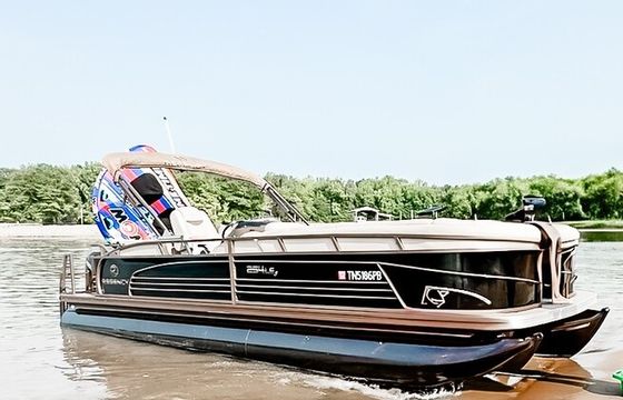 LUXURY TRITOON WITH LOUNGE SEATING - CAPTAIN OPTIONAL