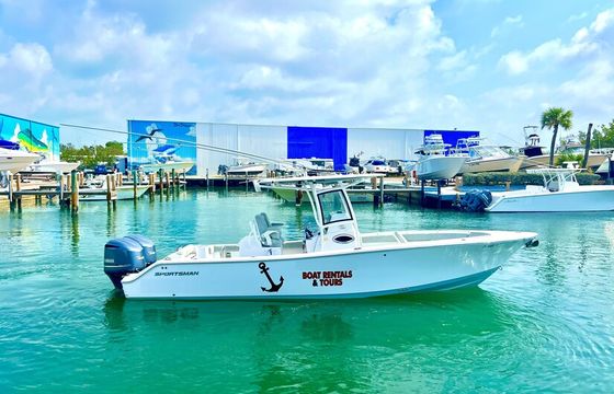 GORGEOUS 28.5' SPORTSMAN TWIN YAMAHA 300s! MINT CONDITION!!!