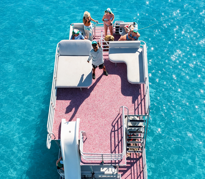 Pink Paradise - Bachelorette Party Boat – With Waterslide