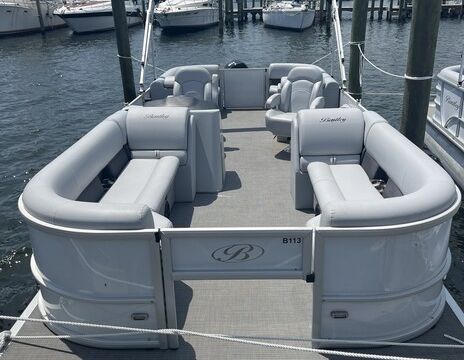 Crab Island 2024 Bentley Luxury Pontoon Boat, with 115HP motor!