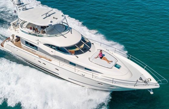 Explore Fort Lauderdale on 68ft Fairline Power Mega Yacht!