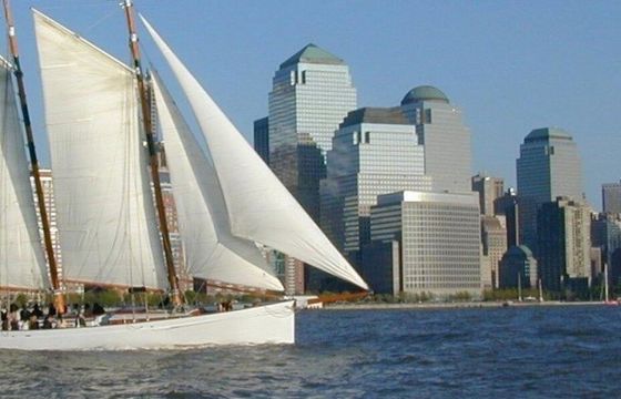 Embark on a luxurious sailing experience aboard this elegant yacht.