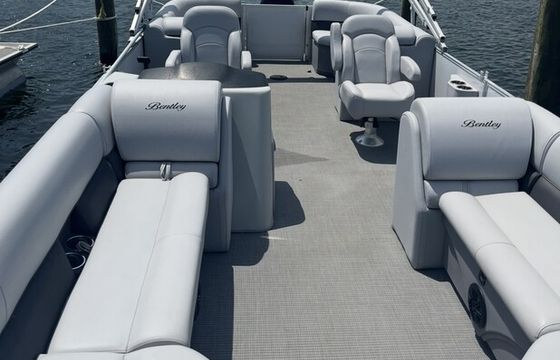 Crab Island 2024 Bentley Luxury Pontoon Boat, with 115HP motor!