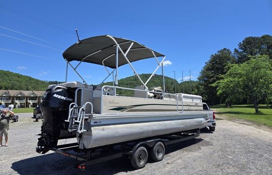 25' Pontoon boat for rent for STR guest