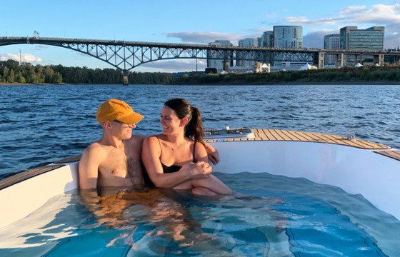 Floating Hot Tub Boat