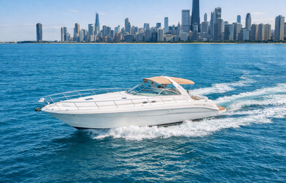 Sea Ray Sundancer 46ft – Chicago Yacht Rental & Playpen Cruise