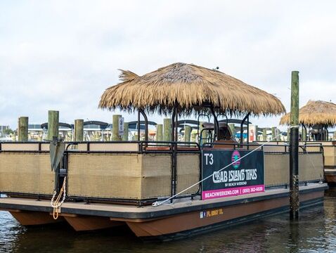 Tiki Party Boat with Slide