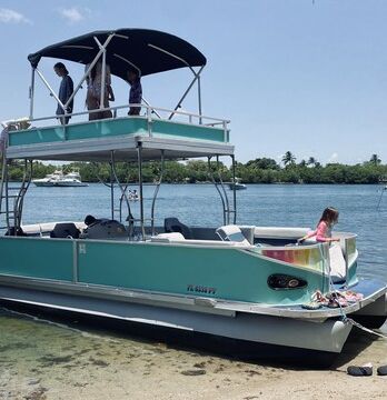 27' Double-Decker Pontoon - Private  Boat for Sandbar w/ Captain