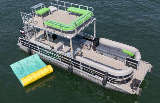 Double Decker Pontoon With Slide – Lake Austin
