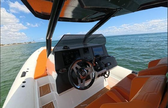 Modern Fun. Novielli 349 Veloche. Perfect for Sandbar Fun &amp; Cruising"