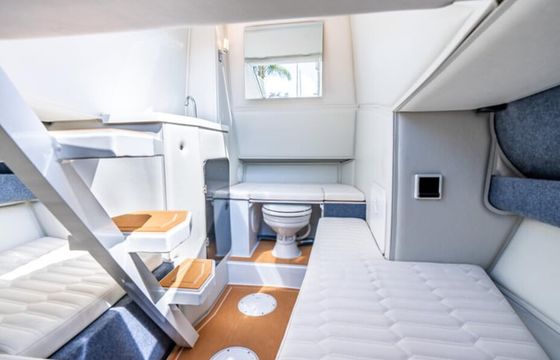 Modern Fun. Novielli 349 Veloche. Perfect for Sandbar Fun &amp; Cruising"