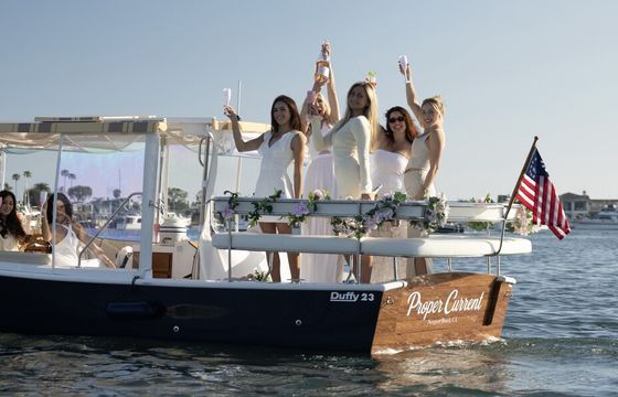 Port & Proper's Luxury Captained Duffy w/ Fire Pit &Styled Tablescape