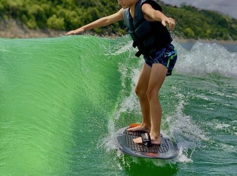 Brand New Wake Boat – Surf &amp; Ride on Lake Travis! (14ppl)