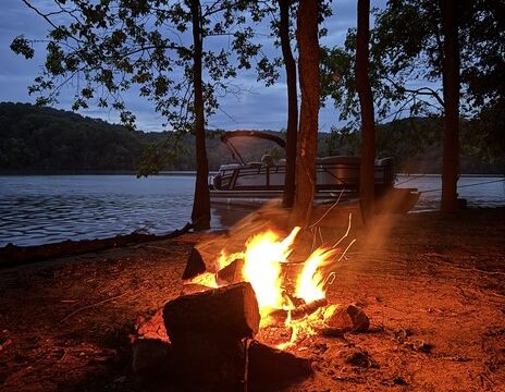 Norris lake Tritoon with 200hp engine