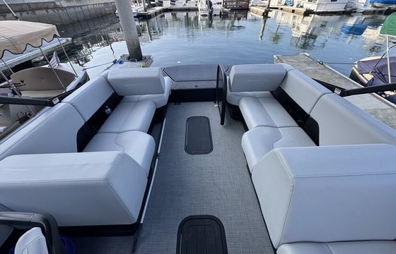 24' Premium Pontoon Boat for 11 Guests with Fish Finder