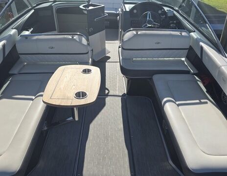 30 ft regal twin 250's bow rider easily fits up to 10 people
