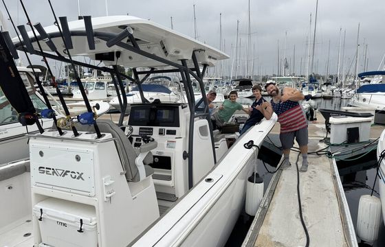 "Fishing in the back- Family in the front" 600HP center console!!