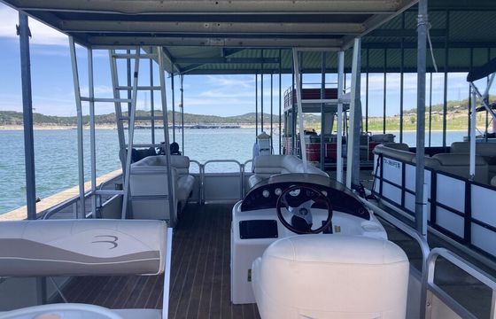 28Ft Double Decker For 12 Passengers – Lake Travis