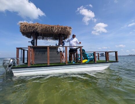 Cruise • Chill • Celebrate on a 20ft Tiki Adventure!