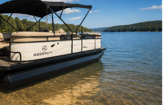 Luxury Tritoon on Folsom Lake  Regency 230 DL3 | 200HP | Seats 12