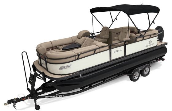 Luxury Tritoon on Folsom Lake  Regency 230 DL3 | 200HP | Seats 12