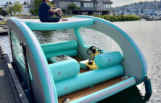 Cruise Lake Union - 15ft Electric Inflatable Boat No Experience Needed