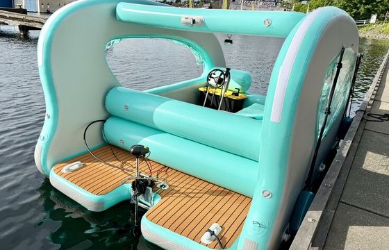 Cruise Lake Union - 15ft Electric Inflatable Boat No Experience Needed