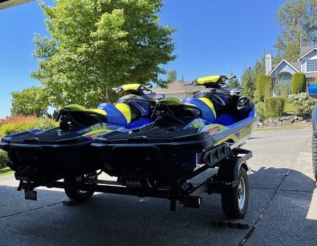 Two FAST Wake Pro 230 Jet ski's available