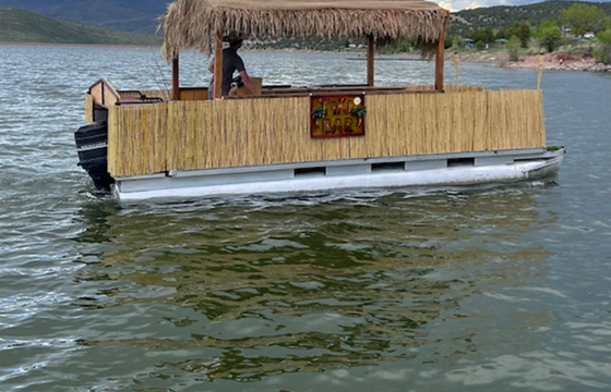 Tiki Pontoon Party Boat with Captain – Salt Lake City Area