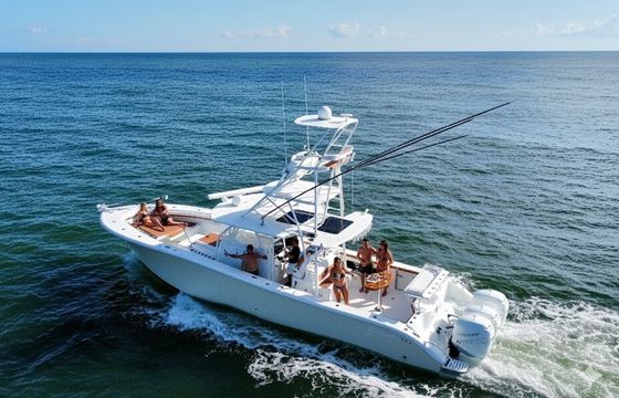 Luxury 42ft Yacht - Restroom Onboard - Great for large groups.