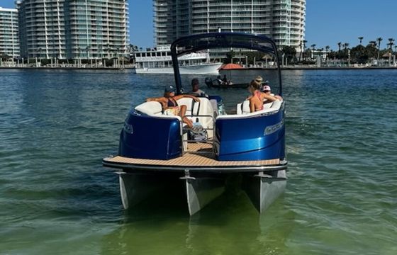 25' Harris Crown Tritoon for up to 12 passengers