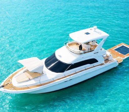 Miami Yacht Rental 60 ft + 2 Jet Ski Rides Free + Floating Pool