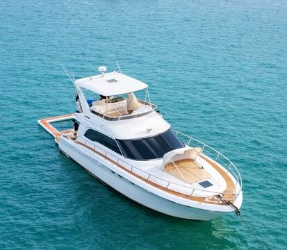 Miami Yacht Rental 60 ft + 2 Jet Ski Rides Free + Floating Pool