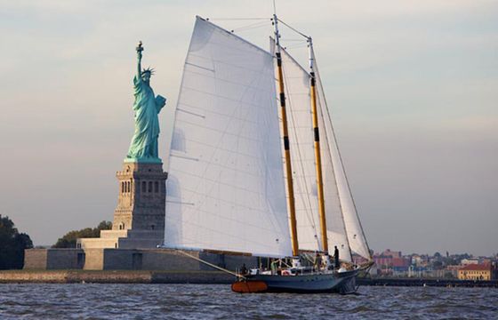 Discover NYC in Style: Sail Aboard a 105' Beauty with Room for 76!