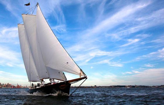 Discover NYC in Style: Sail Aboard a 105' Beauty with Room for 76!