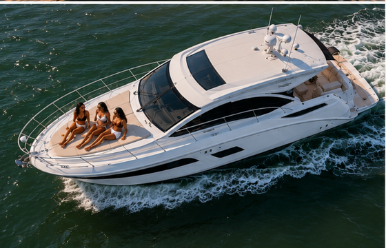 Luxury Sea Ray Sundancer Yacht Experience | Brunch, Celebration