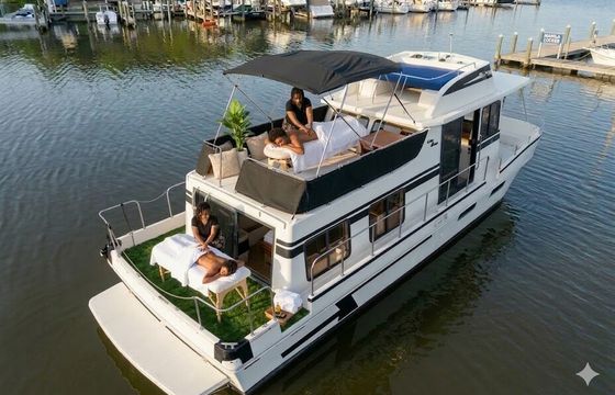 Spacious House-Yacht Perfect for Relaxing on the Water