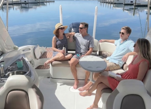 Luxury Crownline ES6 XS w/ Captain • Sandbar and Sunset Cruises