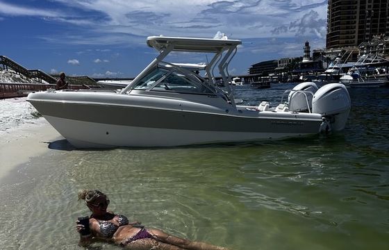 Luxury 30A Crab Island &amp; Bachelorette Boat Charter