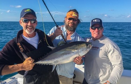 40 SeaHunter Windy Day for Fishing in Key West!